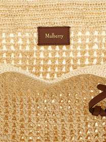 Mulberry Big Crochet Shopping Bag Beige