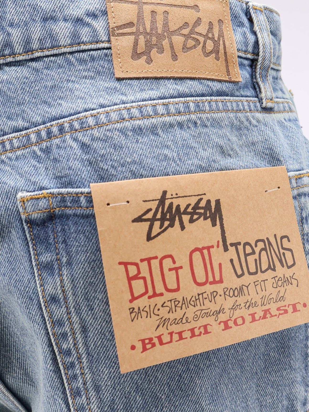 Stussy Men's Big Ol Jean Blue