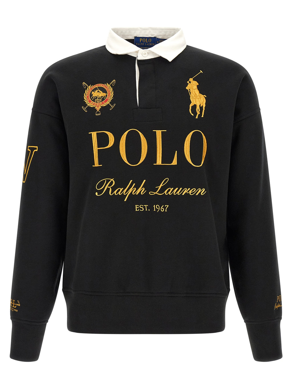 Polo Ralph Lauren Big Pony Rugby Sweatshirt Black