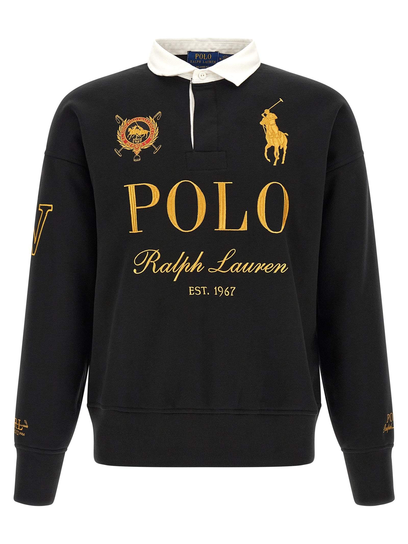 Polo Ralph Lauren Big Pony Rugby Sweatshirt Black