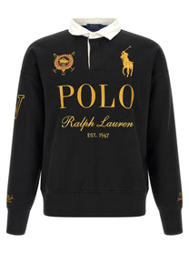 Polo Ralph Lauren Big Pony Rugby Sweatshirt Black