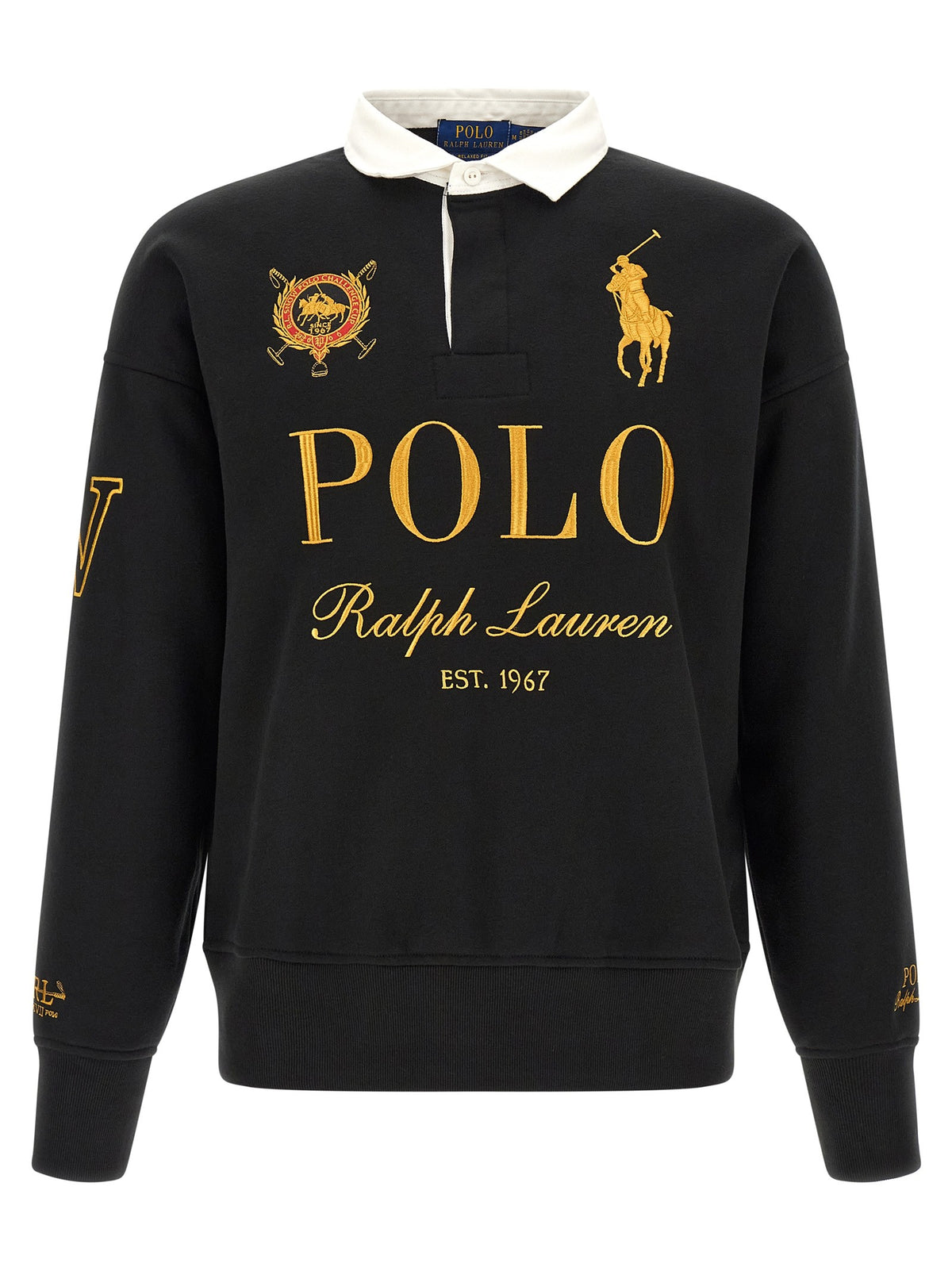 Polo Ralph Lauren Big Pony Rugby Sweatshirt Black