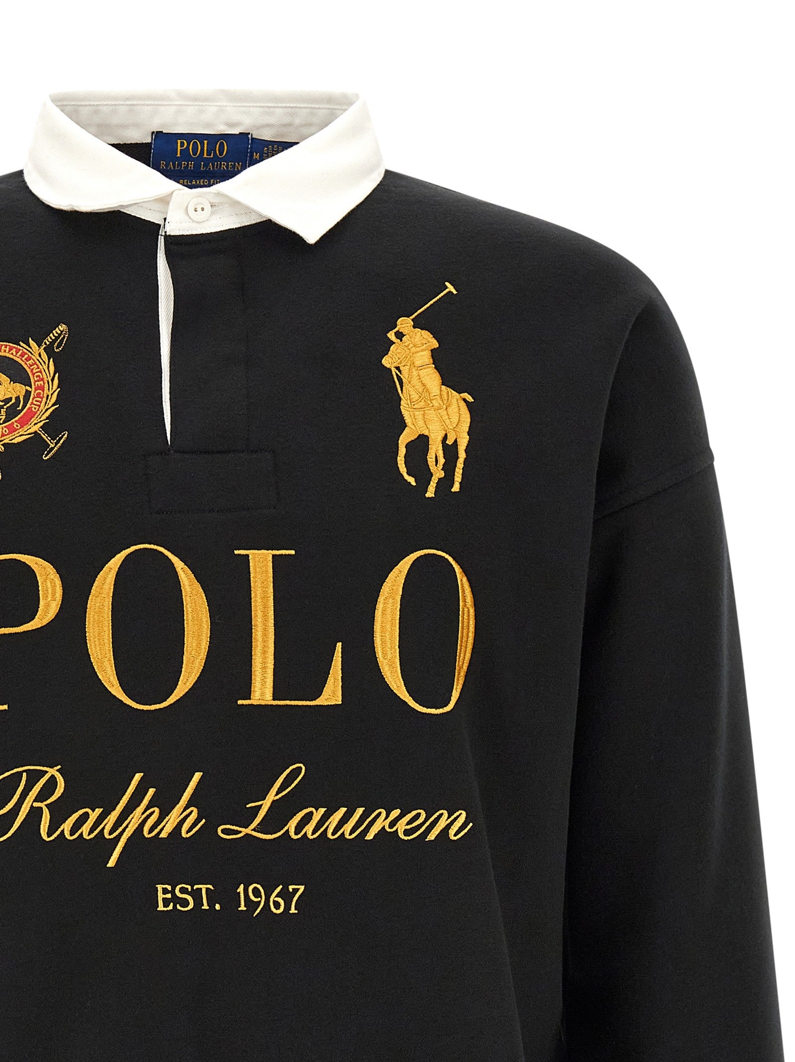 Polo Ralph Lauren Big Pony Rugby Sweatshirt Black