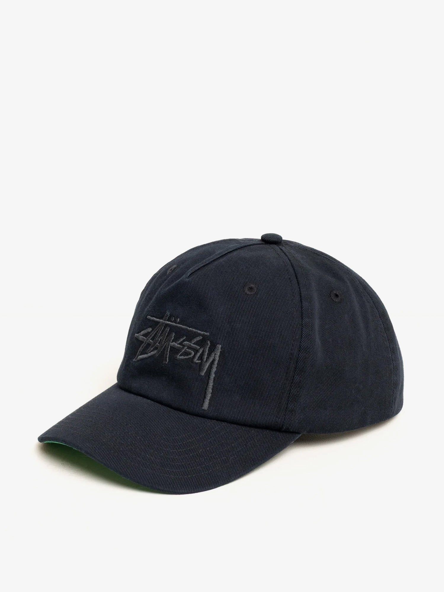 Stussy Men's Big Stock Mid Depth Cap Blue
