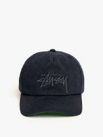 Stussy Men's Big Stock Mid Depth Cap Blue