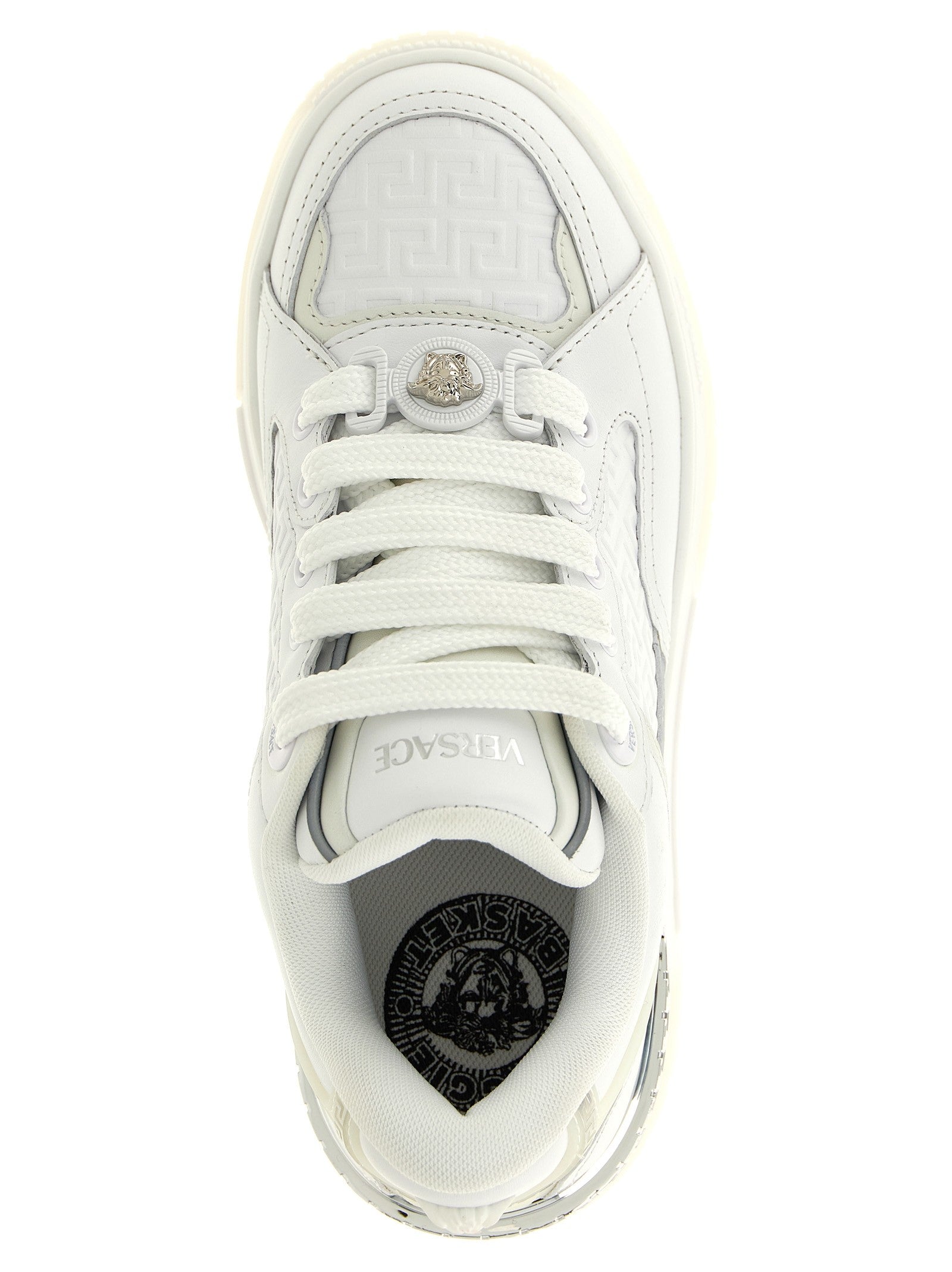 Versace Biggie Basket Sneakers White