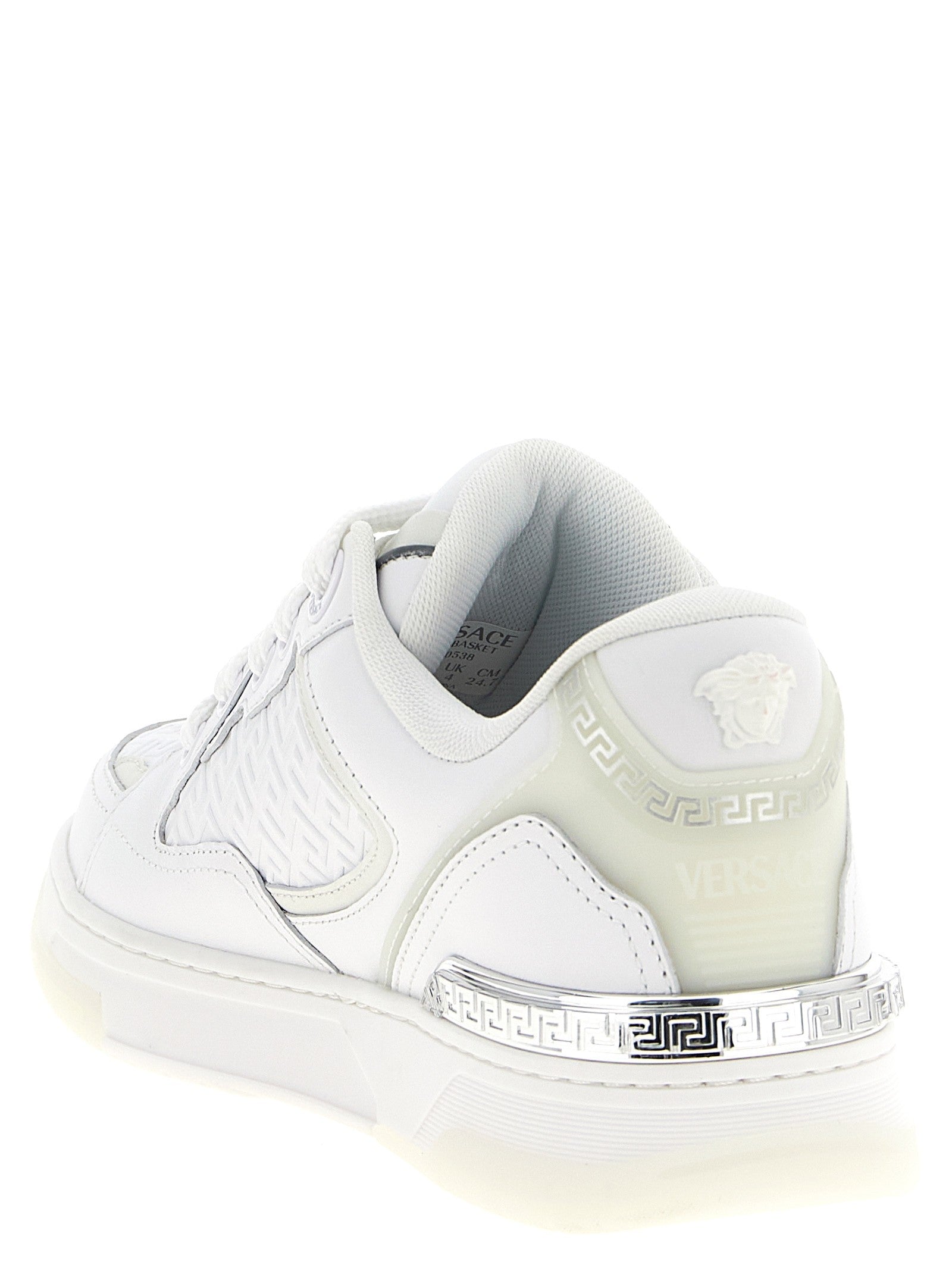 Versace Biggie Basket Sneakers White