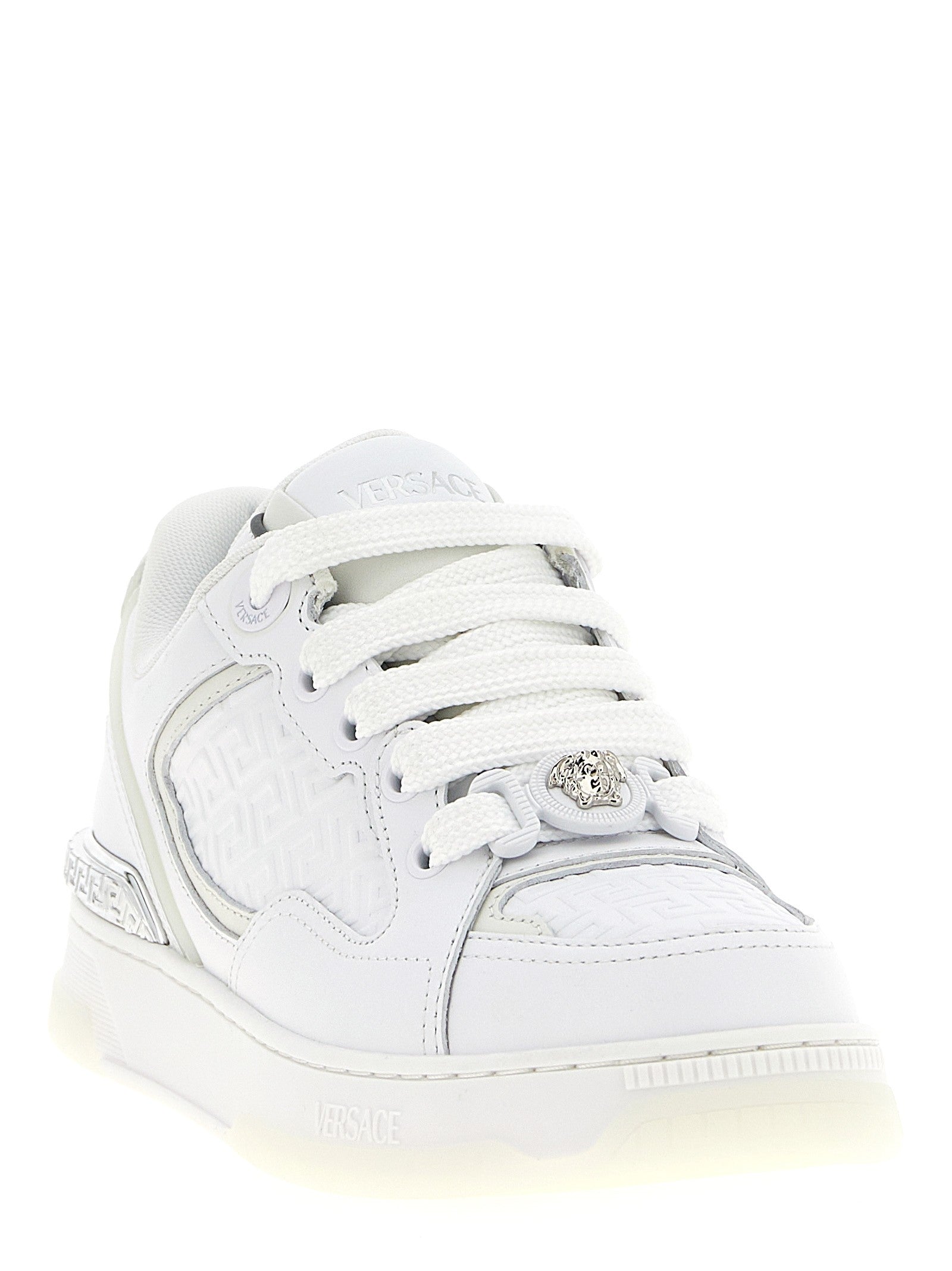 Versace Biggie Basket Sneakers White