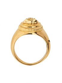 Versace Men's Biggie Jellyfish Ring Gold
