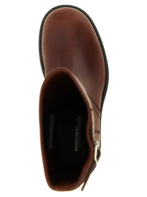 Dries Van Noten Biker Boots Brown