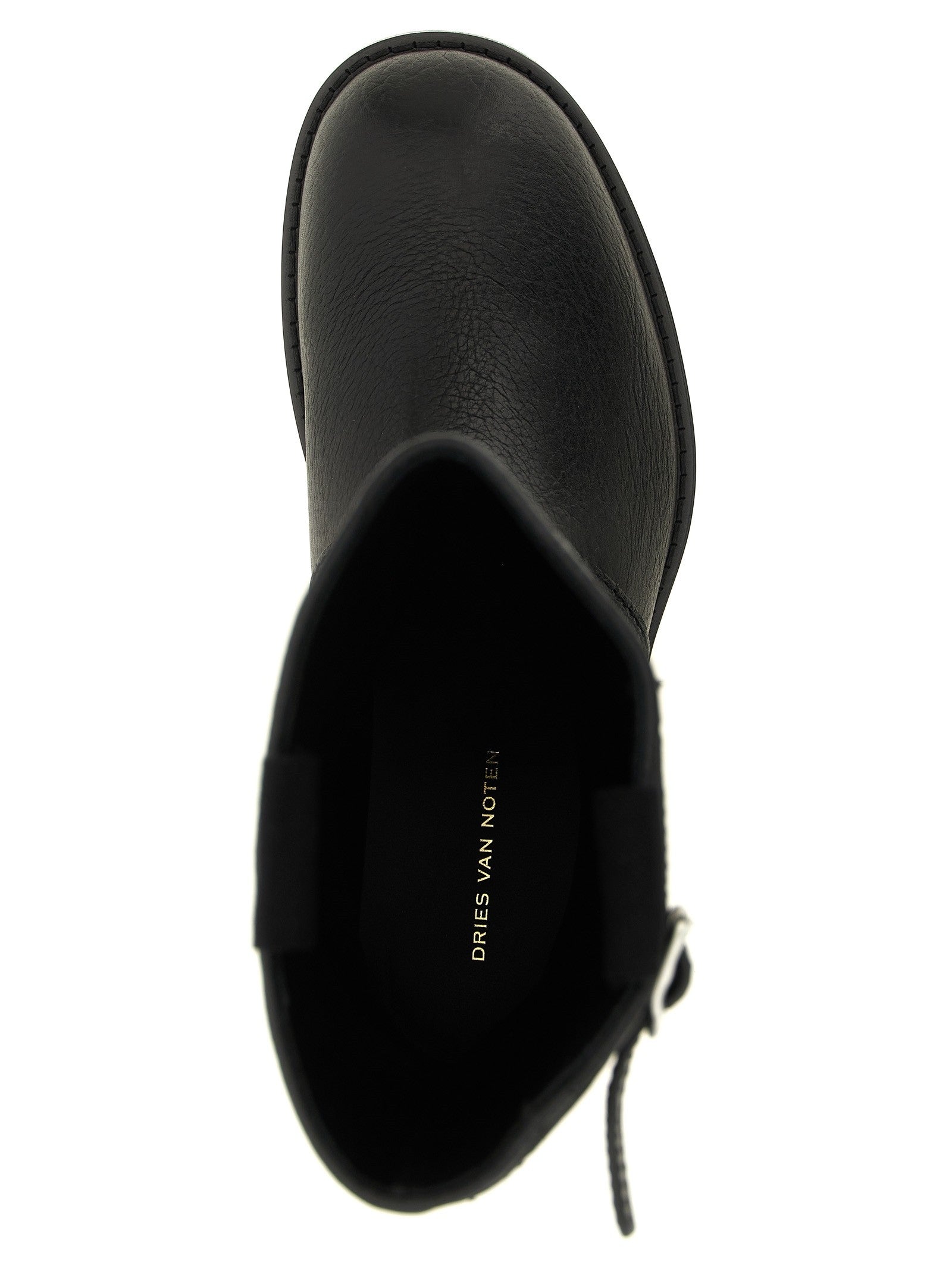 Dries Van Noten Biker Boots Black