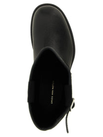Dries Van Noten Biker Boots Black