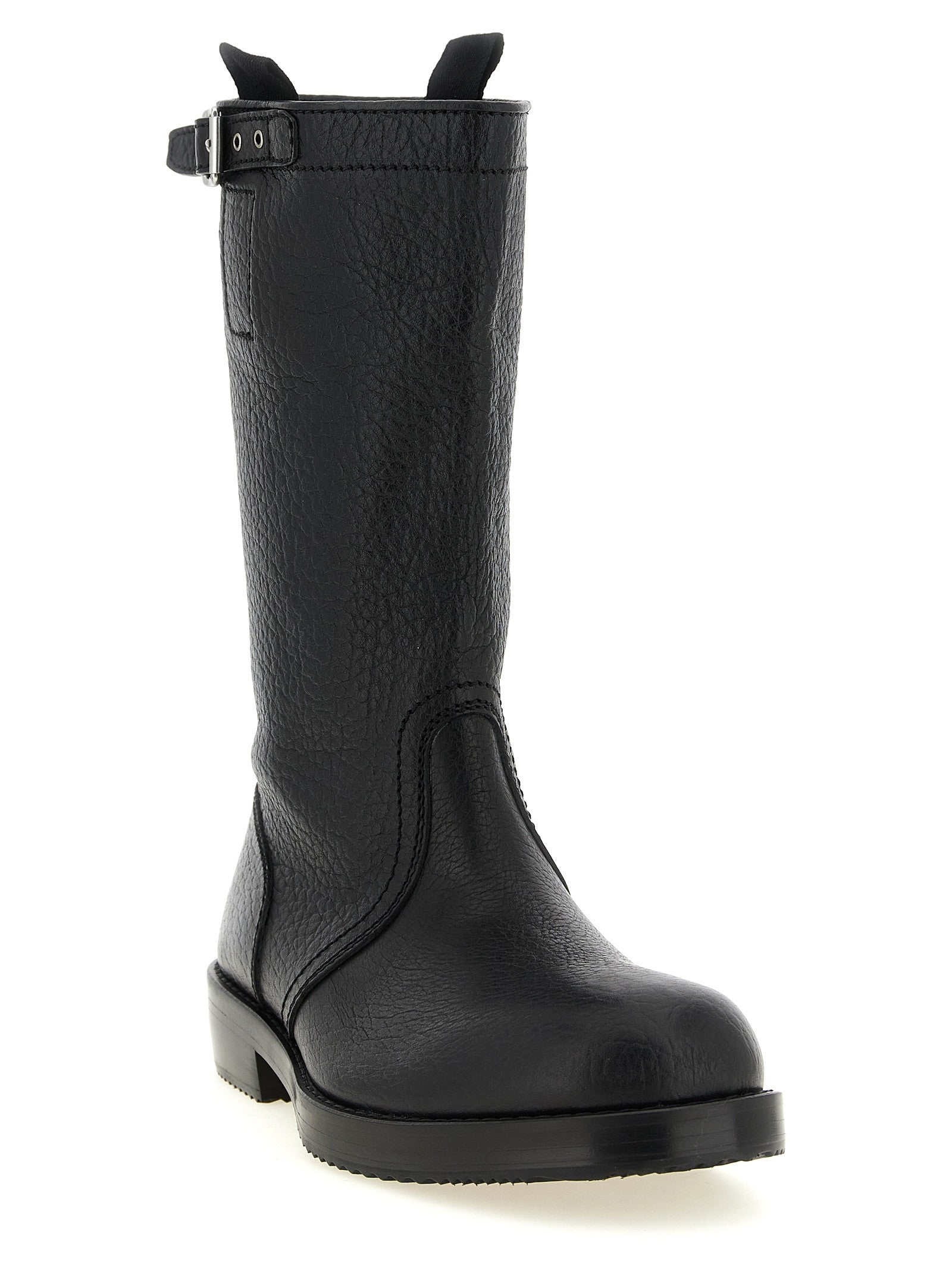 Dries Van Noten Biker Boots Black