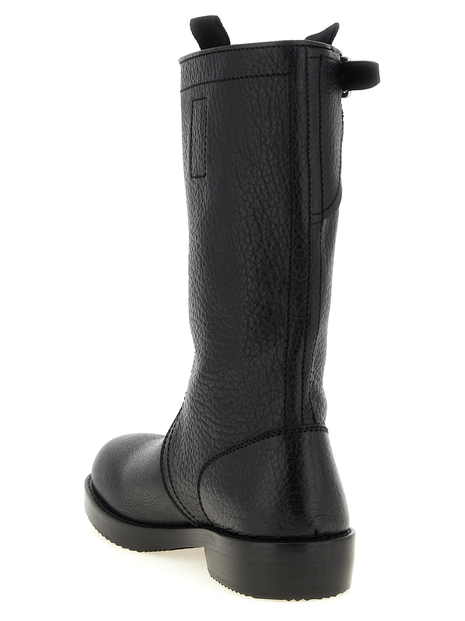 Dries Van Noten Biker Boots Black