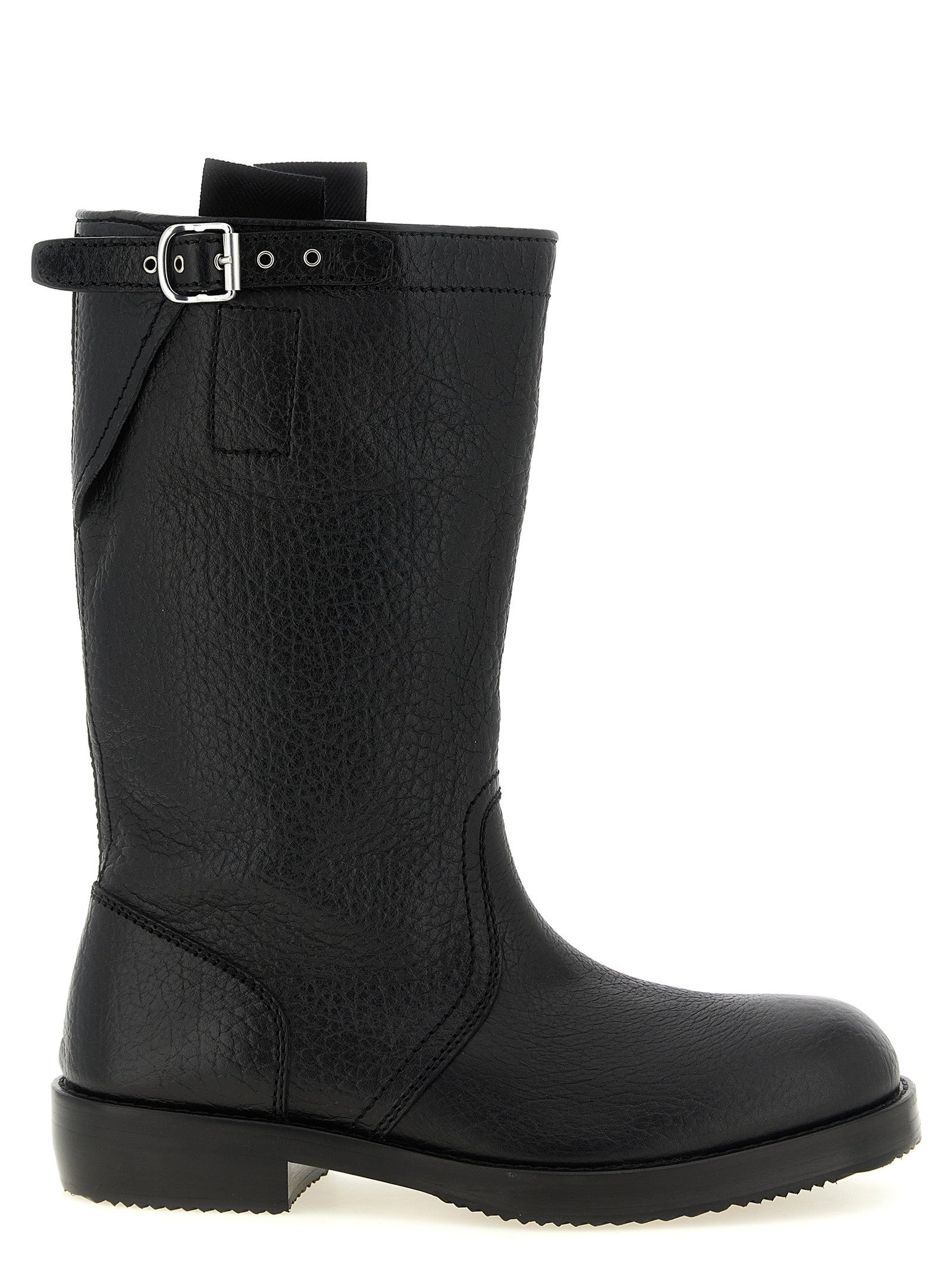 Dries Van Noten Biker Boots Black