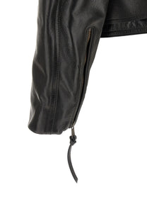 Balmain Biker Jacket Black
