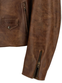 Maison Margiela Biker Jacket Brown, view 4