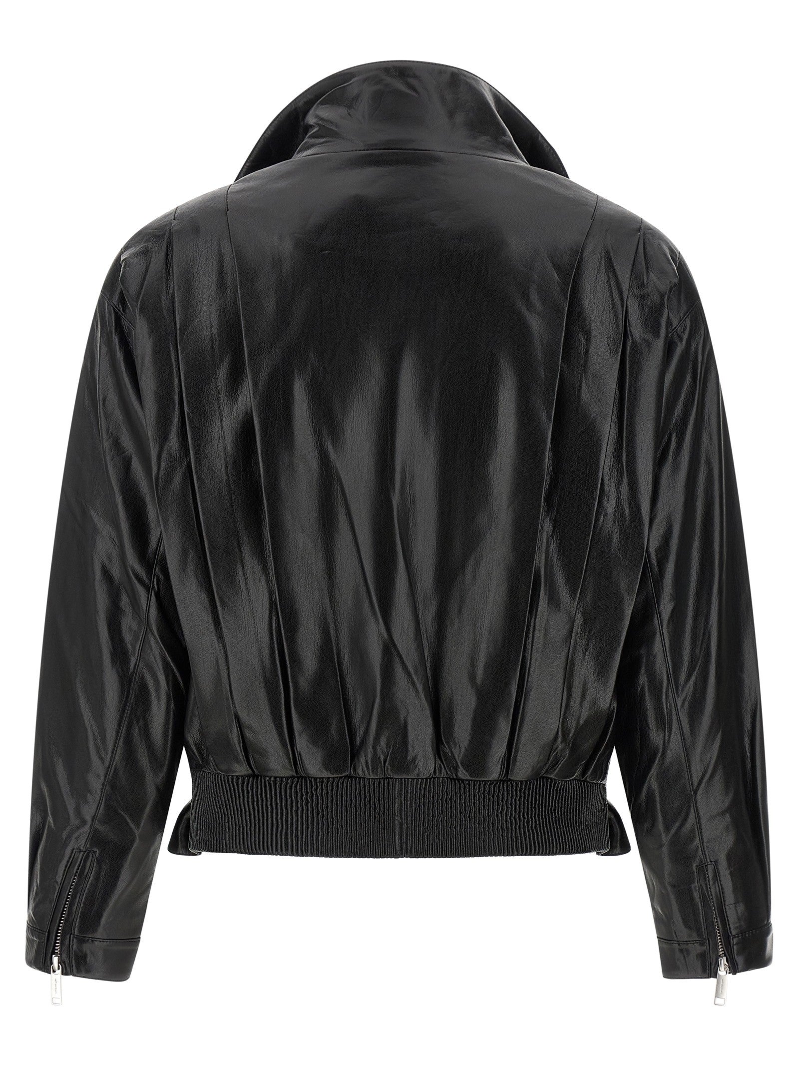 self-portrait Biker Jacket Black