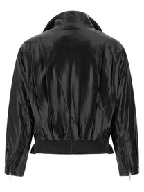 self-portrait Biker Jacket Black