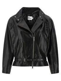self-portrait Biker Jacket Black