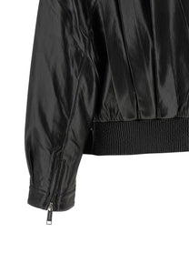 self-portrait Biker Jacket Black