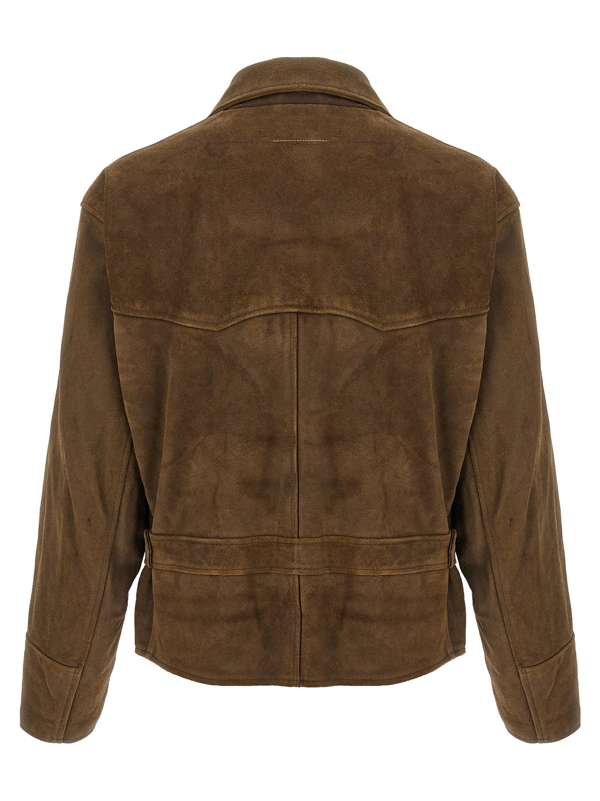 MM6 Maison Margiela Biker Jacket Brown