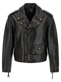 Balmain Biker Jacket Black