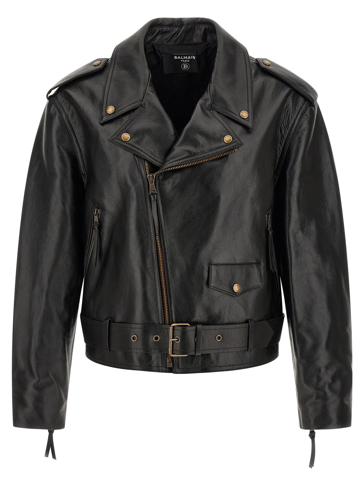 Balmain Biker Jacket Black