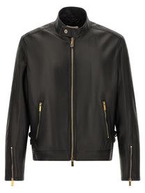 Versace Biker Jacket Black