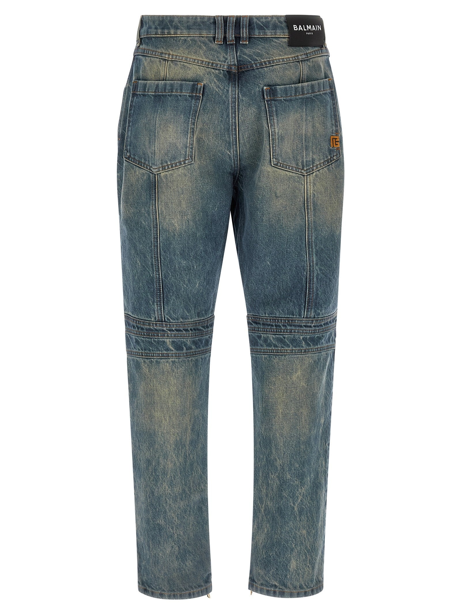 Balmain Biker Jeans Blue