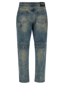 Balmain Biker Jeans Blue