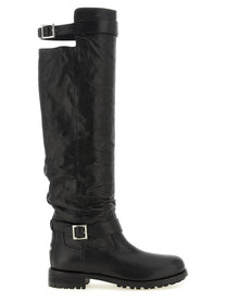 Jimmy Choo Biker KB Boots Black