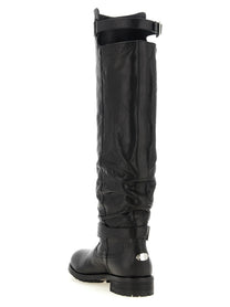 Jimmy Choo Biker KB Boots Black
