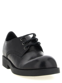 MM6 Maison Margiela Biker Lace up Shoes Black, view 2