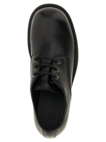 MM6 Maison Margiela Biker Lace up Shoes Black, view 4