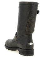Jimmy Choo Biker Mid Ankle Boots Black, view 3
