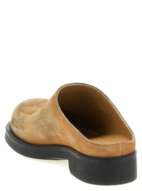 MM6 Maison Margiela Biker Mules Beige, view 3