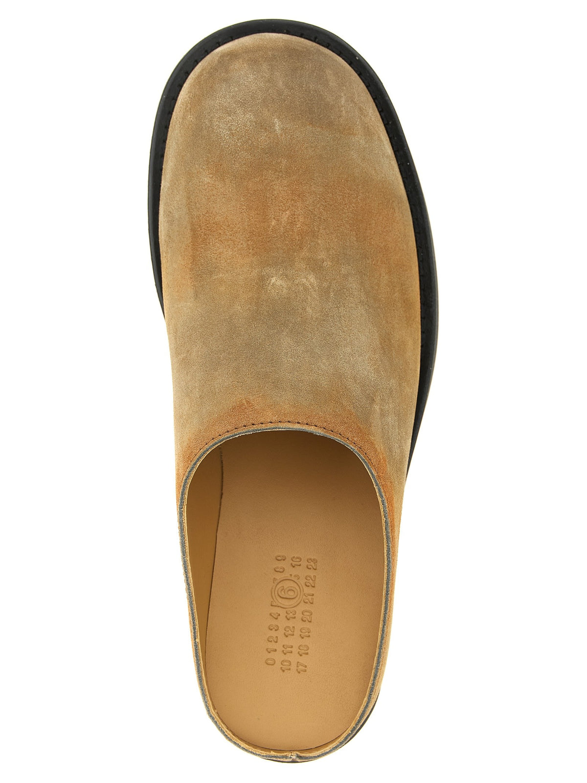 MM6 Maison Margiela Biker Mules Beige, view 4