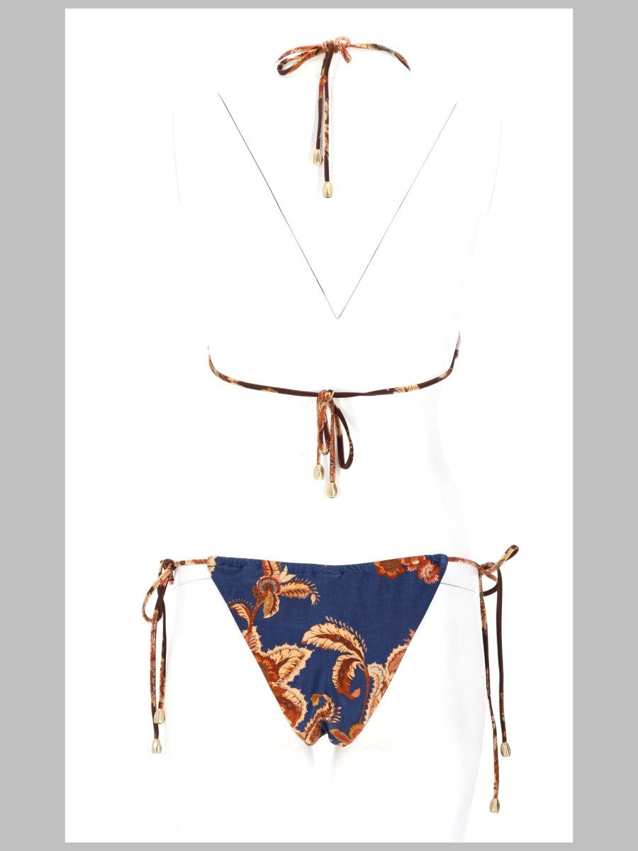 Zimmermann Women's Bikini Triangolo Aster Multicolor