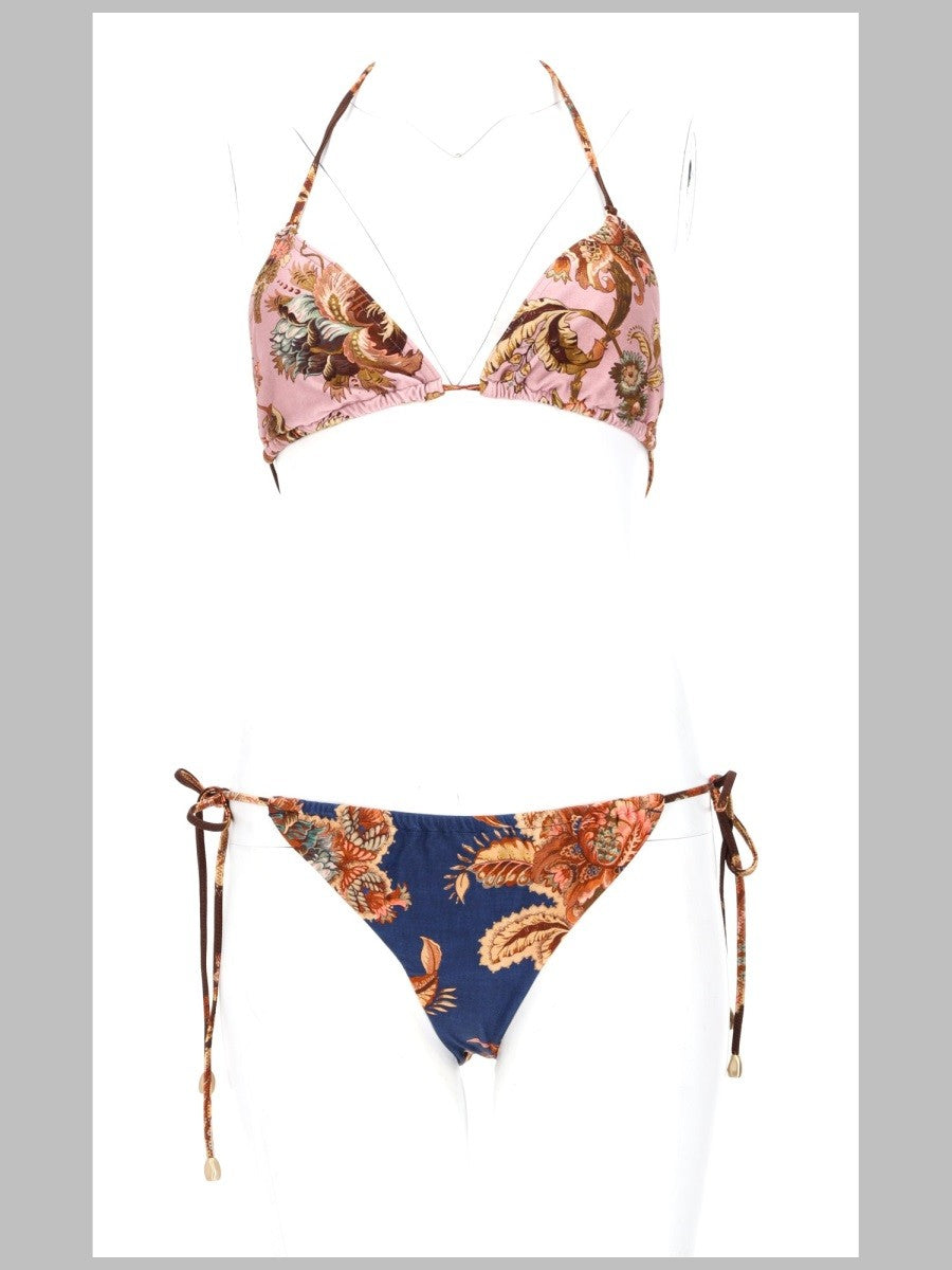 Zimmermann Women's Bikini Triangolo Aster Multicolor