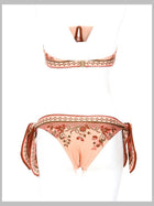 Zimmermann Women's Bikini Aster with Detail Scarf Blue, view 2