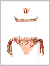 Zimmermann Women's Bikini Aster Con Dettaglio Foulard Blue