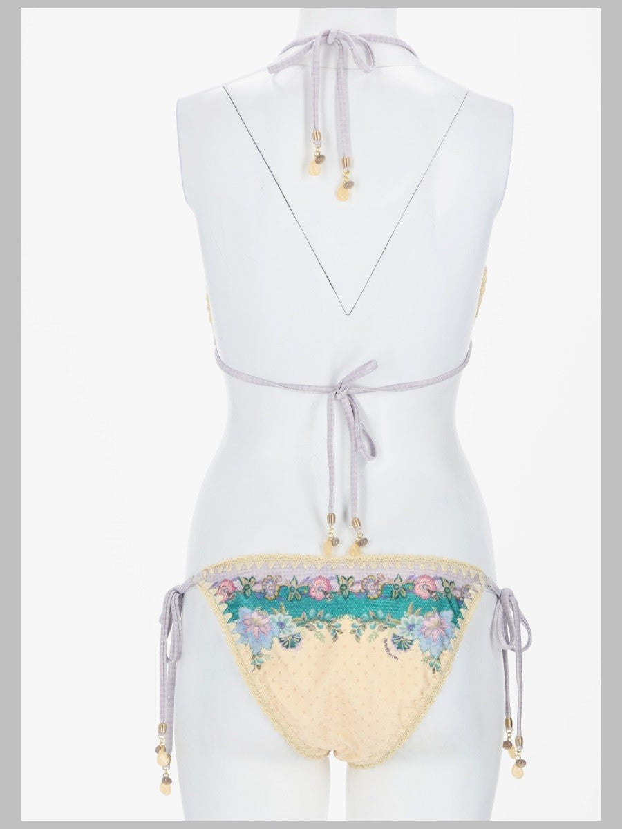 Zimmermann Women's Bikini Indra with Details Crochet Multicolor, view 2