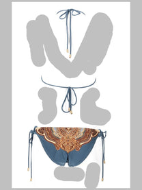 Zimmermann Women's Bikini Mahon Blue