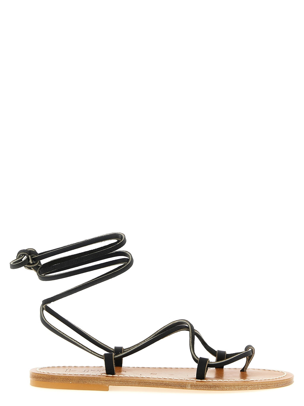 K.Jacques Saint Tropez Bikini Sandals Black