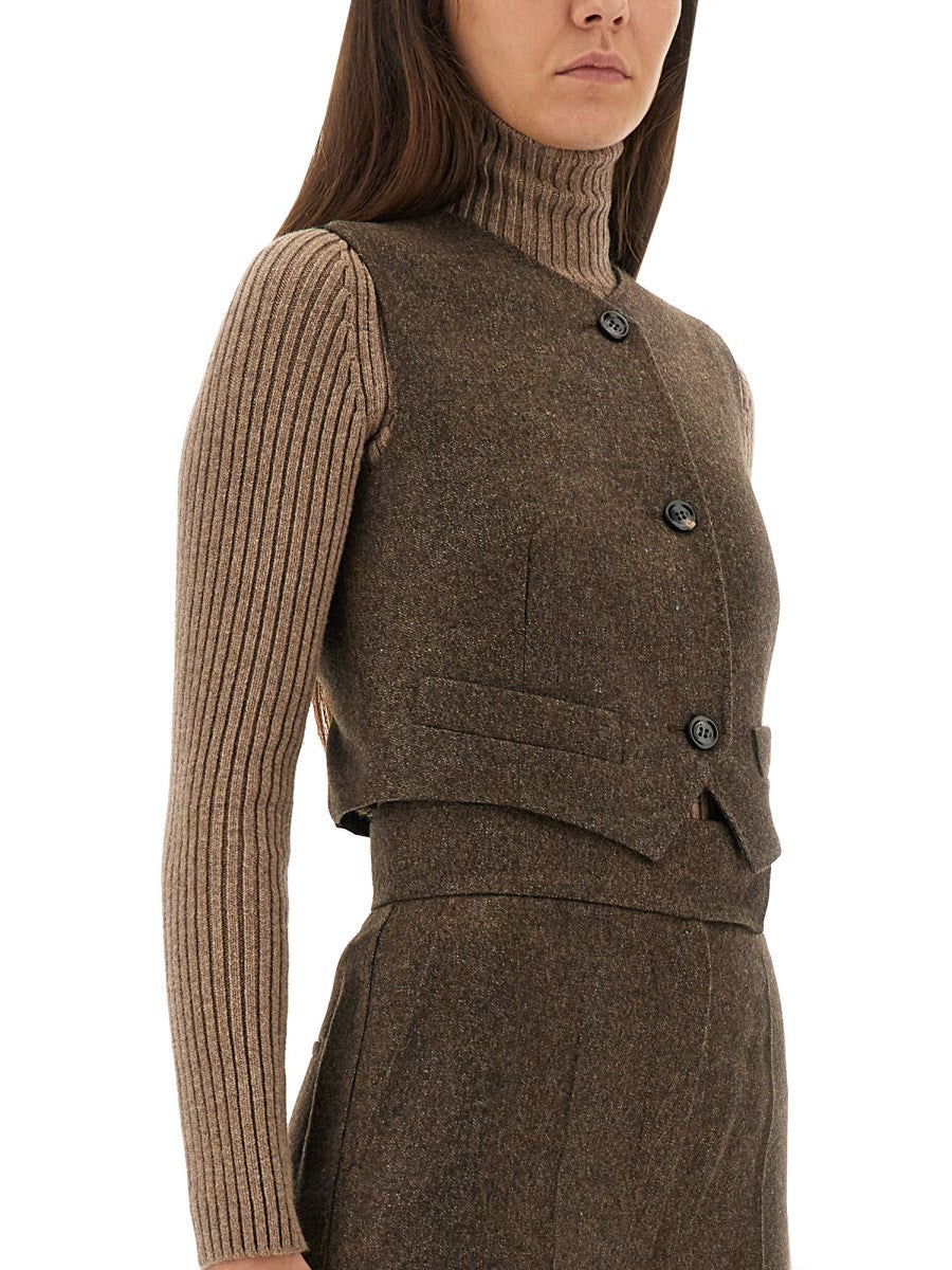 Max Mara Women's Vest Brown, view 4