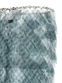 Rabanne Bilics Fabric Skirt Blue, view 4