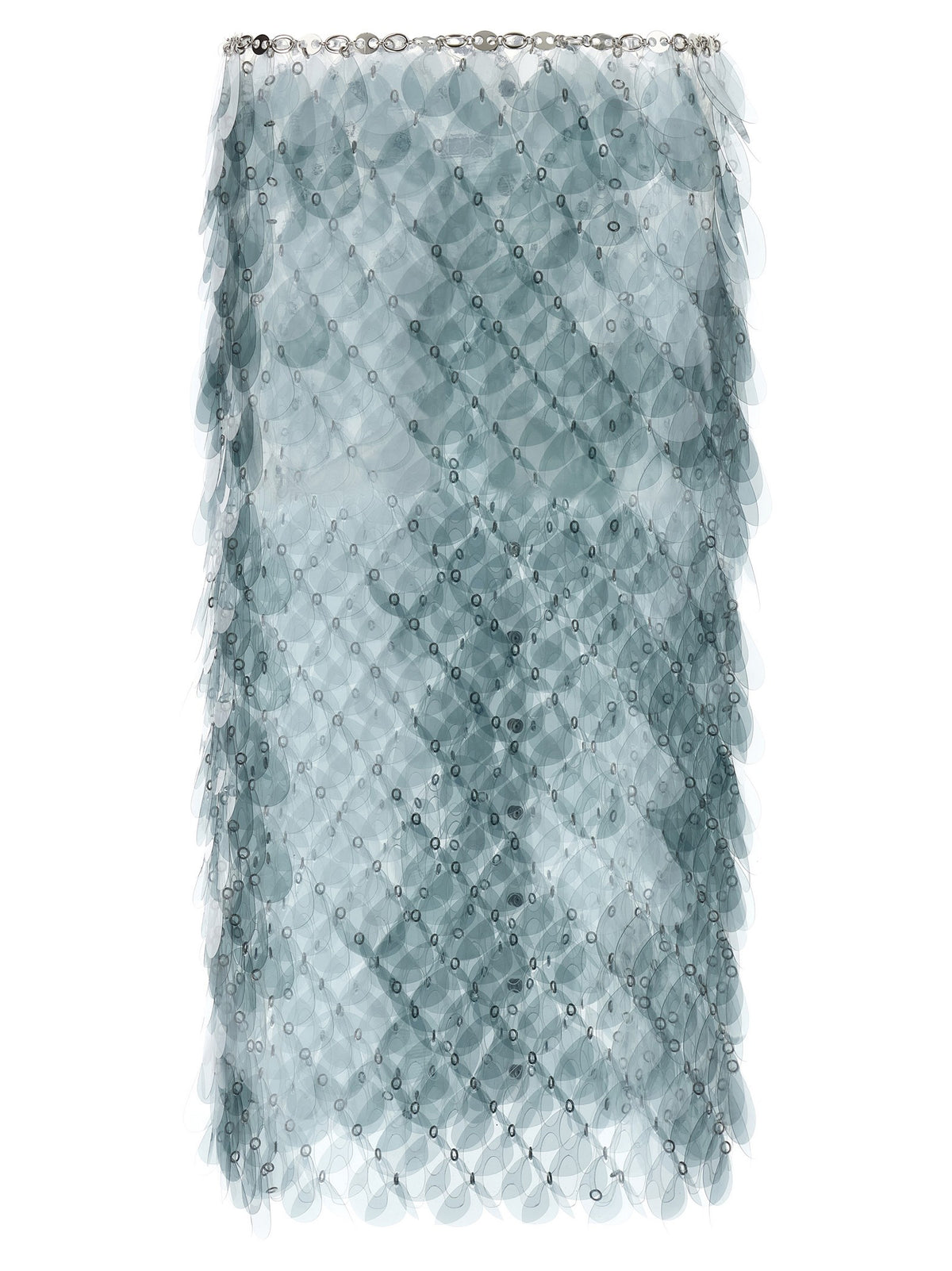 Rabanne Bilics Fabric Skirt Blue, view 2
