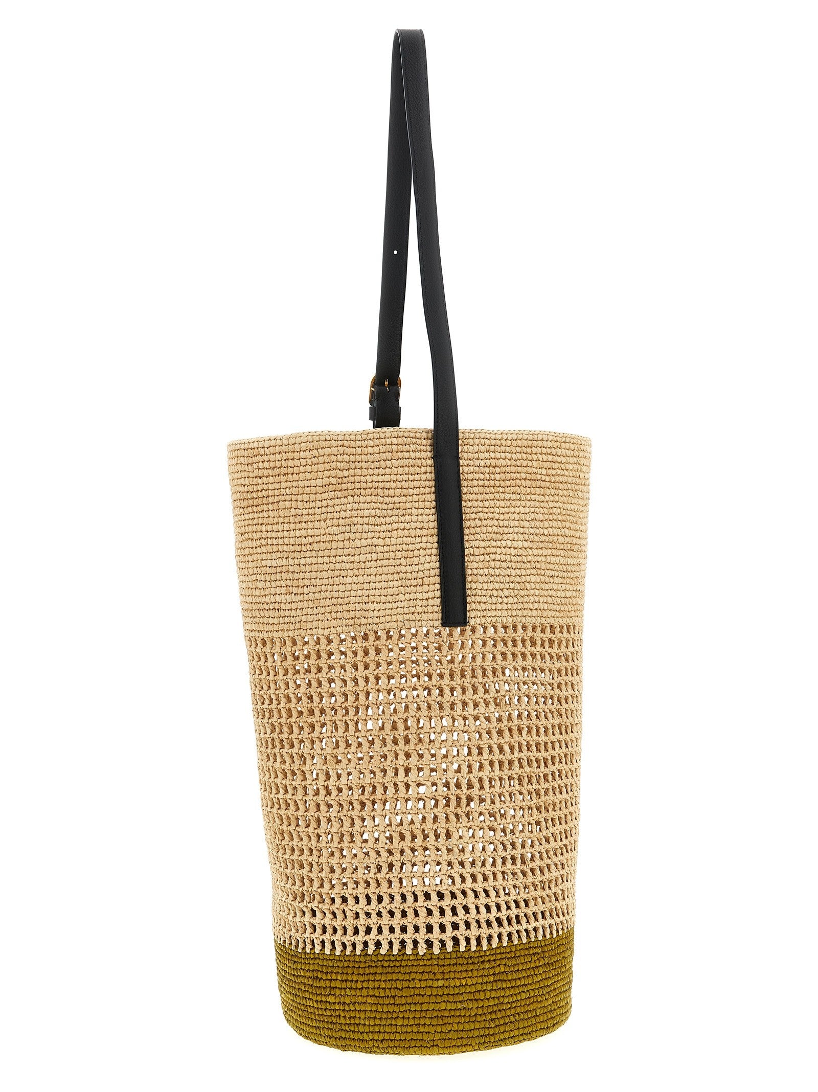 Khaite Billie Large Bucket Bag Beige