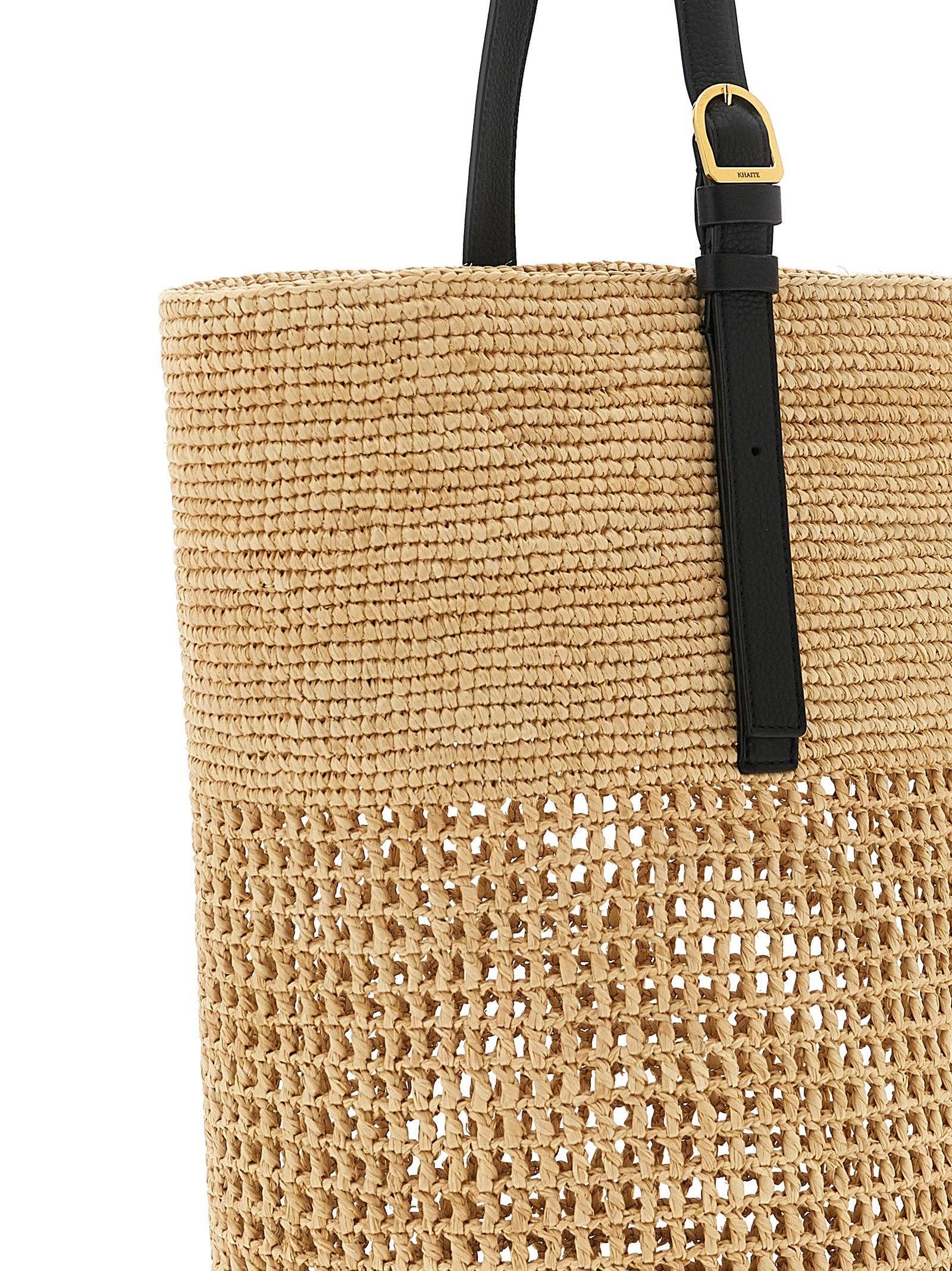 Khaite Billie Large Bucket Bag Beige